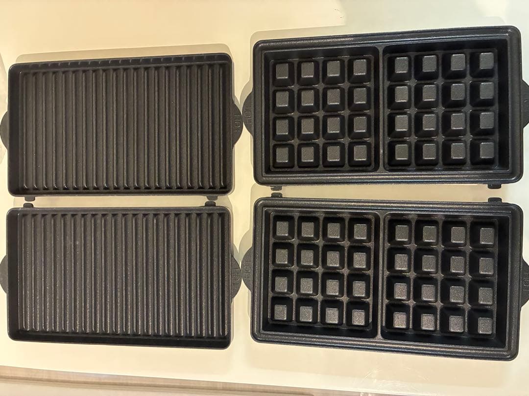 Vitantonio（ビタントニオ）ワッフル ＆ ホットサンドメーカー【黒】