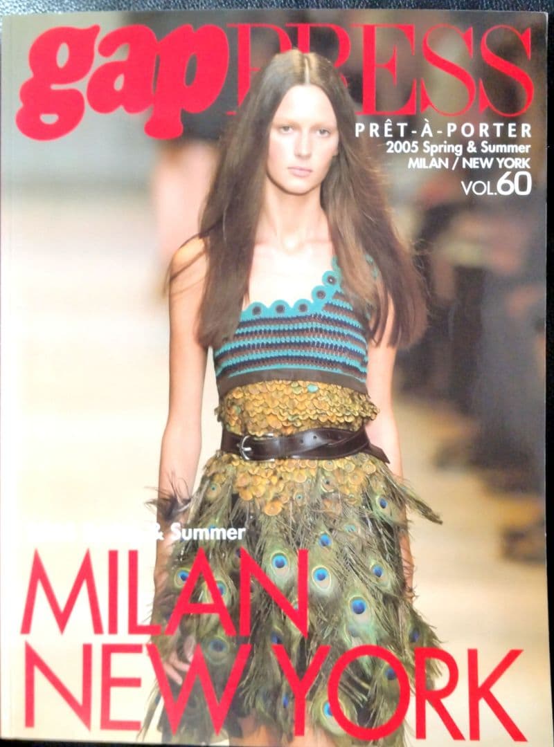 ♪gap  PRESS Vol.60(2005 S＆S）ミラノ・ニューヨーク♪