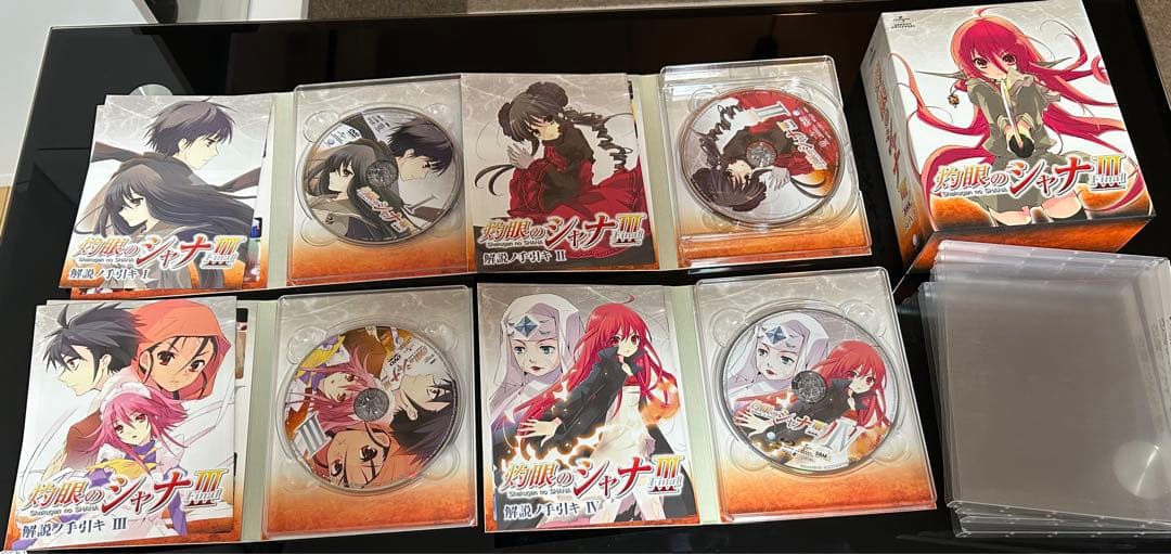 灼眼のシャナ　Ⅰ+Ⅱ+Ⅲ 全巻セット　DVD (Ⅲの4〜8巻のみBlu-ray)
